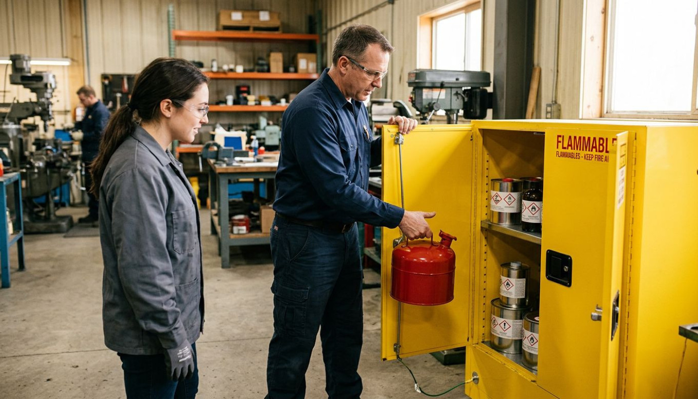 Comment choisir et utiliser une armoire pour inflammables en toute sécurité